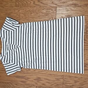 Vineyard Vines Cotton Striped Tunic Dress Tshirt Dress Deep Bay Sz Small